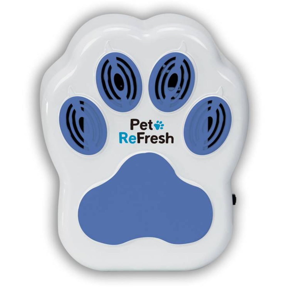 Pet ReFresh plug-in air purifier near pet bedding